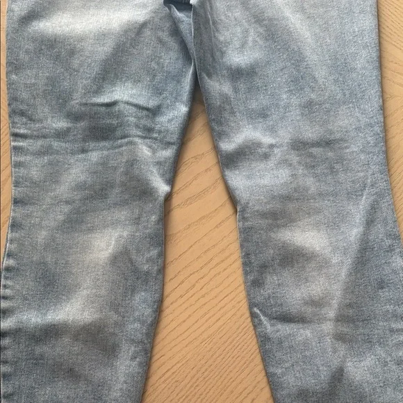Edge Light Blue Ankle Jeans with Distressed Detail - Picture 10 of 10